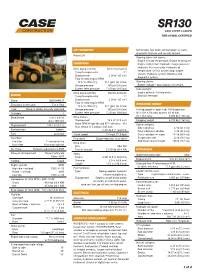 sr130 case|case sr130 specs.